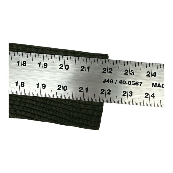 Roz &Ali Open Front Knit Cardigan Women’s L Olive Green Sweater Long Sleeve Soft - Picture 13 of 13